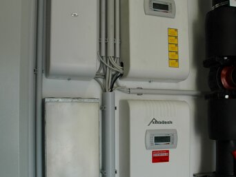 Reversible Wärmepumpentechnologie von bösch für Raiffeisenbank.