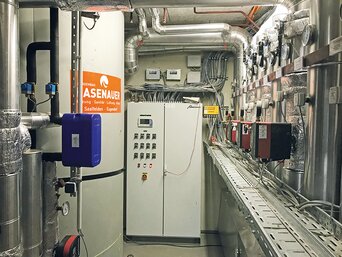 Einer von vier Schaltschränken für den Wellnessbereich für den Niederhof im Genussdorf Gmachl. | © bösch - heizung, klima, lüftung