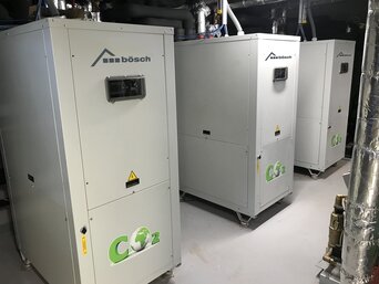 Bösch-Großwärmepumpen